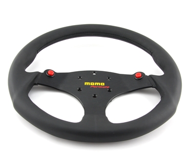 Momo Leder Sportlenkrad Formula 350mm schwarz black steering wheel volante