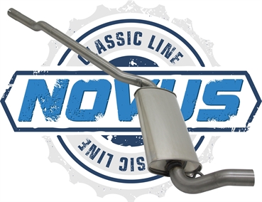 Novus Classic Line Edelstahl Vorschalldämpfer für Audi 80 90