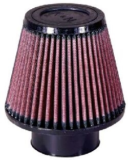 RU-3580 K&N Universalluftfilter konisch, Flansch: mittig, 76mm, Ø unten, oben : 152mm, 102mm, Höhe: 127mm