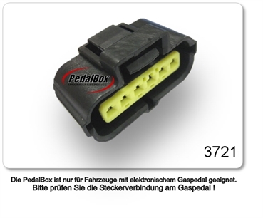  DTE Pedalbox 3S mit Schlüsselband für CHEVROLET SOUL 81KW 09 2014- Electric Gaspedalbox Tuning