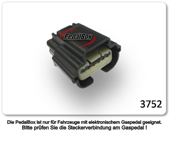  DTE Pedalbox 3S mit Schlüsselband für CHEVROLET CORVETTE 343KW 04 2014- 6.2 Gaspedalbox Tuning