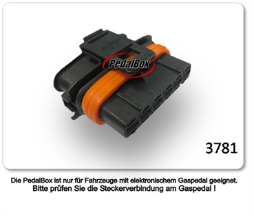  DTE Pedalbox 3S mit Schlüsselband für Smart ForTwo 451 ab 2007 0.6l R3 40KW Gaspedal Tuning Chiptuning