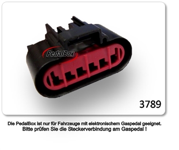  DTE Pedalbox 3S mit Schlüsselband für CHEVROLET 2 DY 74KW 04 2003- 1.6 Gaspedalbox Tuning