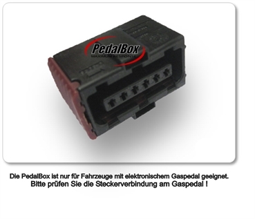 DTE Systems PedalBox mit Schlüsselband für Alfa Romeo Cadillac Chevrolet Fiat Mitsubishi Nissan Opel Saab Smart Suzuki diverse Modelle Gaspedal Chip Tuning Pedaltuning