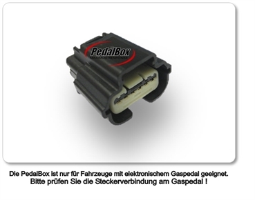 DTE Systems PedalBox mit Schlüsselband für Mazda Mazda 3 BL ab 2009 2.0L MZR R4 110KW Gaspedal Chip Tuning Pedaltuning