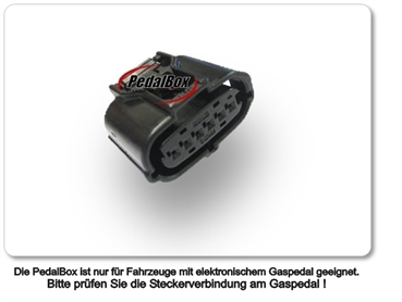 DTE Systems PedalBox Plus mit App Schlüsselband für Gaspedal Chip Tuning. Pedaltuning