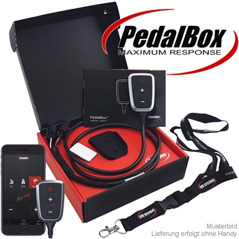DTE Systems PedalBox Plus mit App Schlüsselband für Landrover Discovery 3 2004-2009 2.7L TDV6 V6 140KW Gaspedal Chip Tuning Pedaltuning