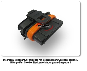 DTE PedalBox mit Schlüsselband für ALFA ROMEO 145 930 77KW 02 1999-01 2001 1.9 JTD Gaspedalbox