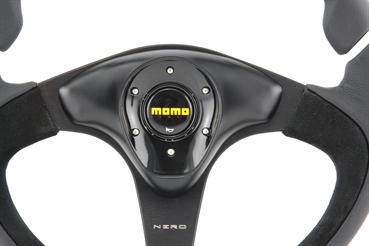 Momo Leder Wildleder Sportlenkrad Nero 350mm schwarz black steering wheel volante