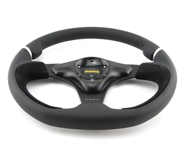 Momo Leder Wildleder Sportlenkrad Nero 350mm schwarz black steering wheel volante