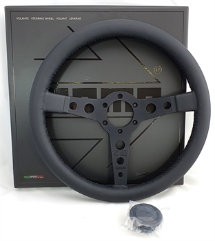 Momo Leder Sportlenkrad Prototipo Black Edition 35 350mm schwarz black steering wheel volante