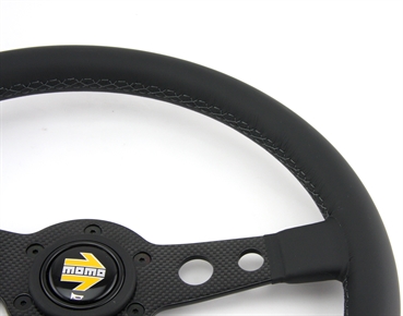 Momo Leder Sportlenkrad Prototipo Carbon 6C 350mm schwarz carbon steering wheel volante