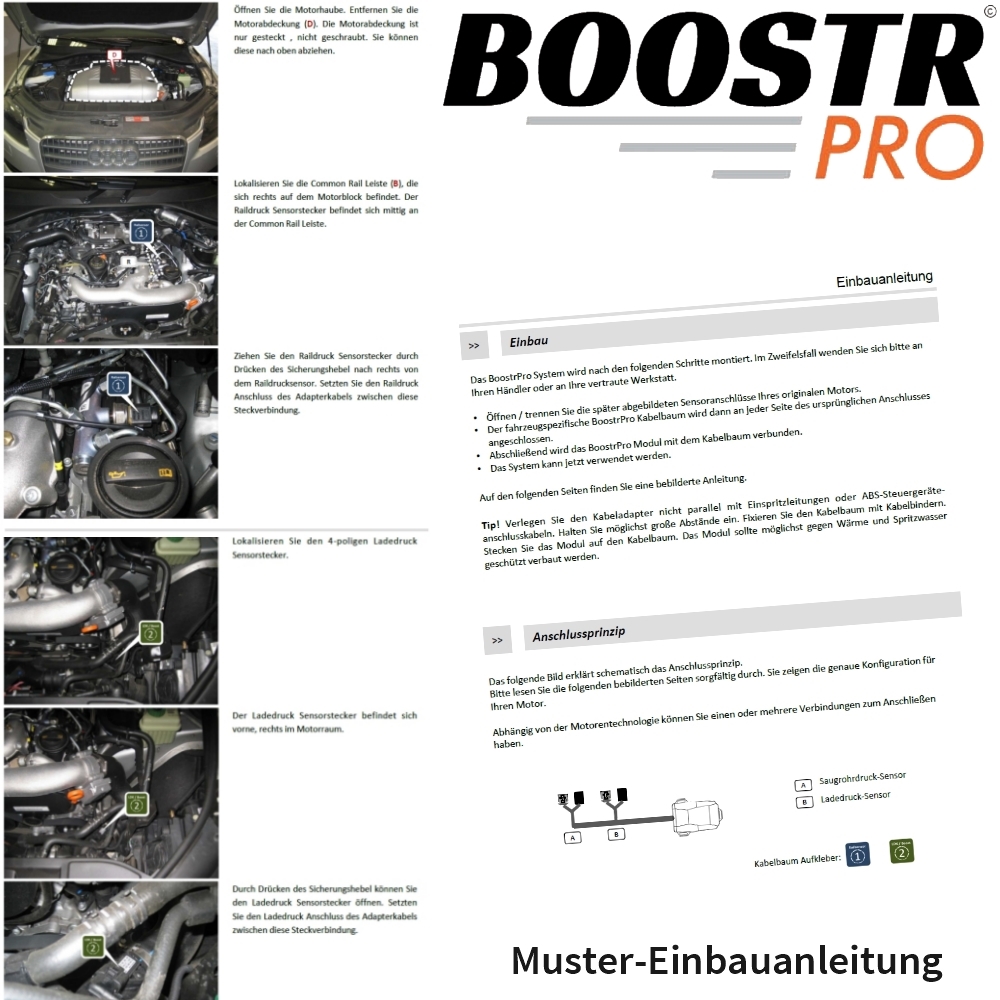 BMS Racing Autotuning - DTE Chiptuning BoostrPro für SKODA OCTAVIA II Combi  1Z5 160PS 118KW 1.8 TSI Leistungssteigerung