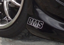 BMS Racing Aufkleber 2,8x10cm 2 Stück schwarz